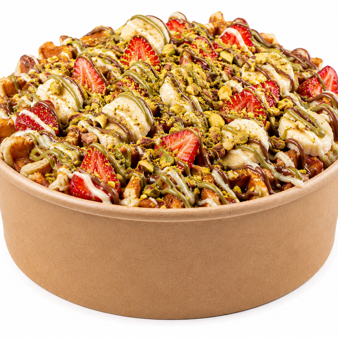 Waffle Fıstık Şöleni Bowl