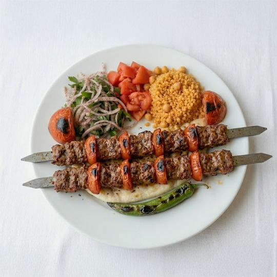 Domatesli Kebap (2 Şiş)