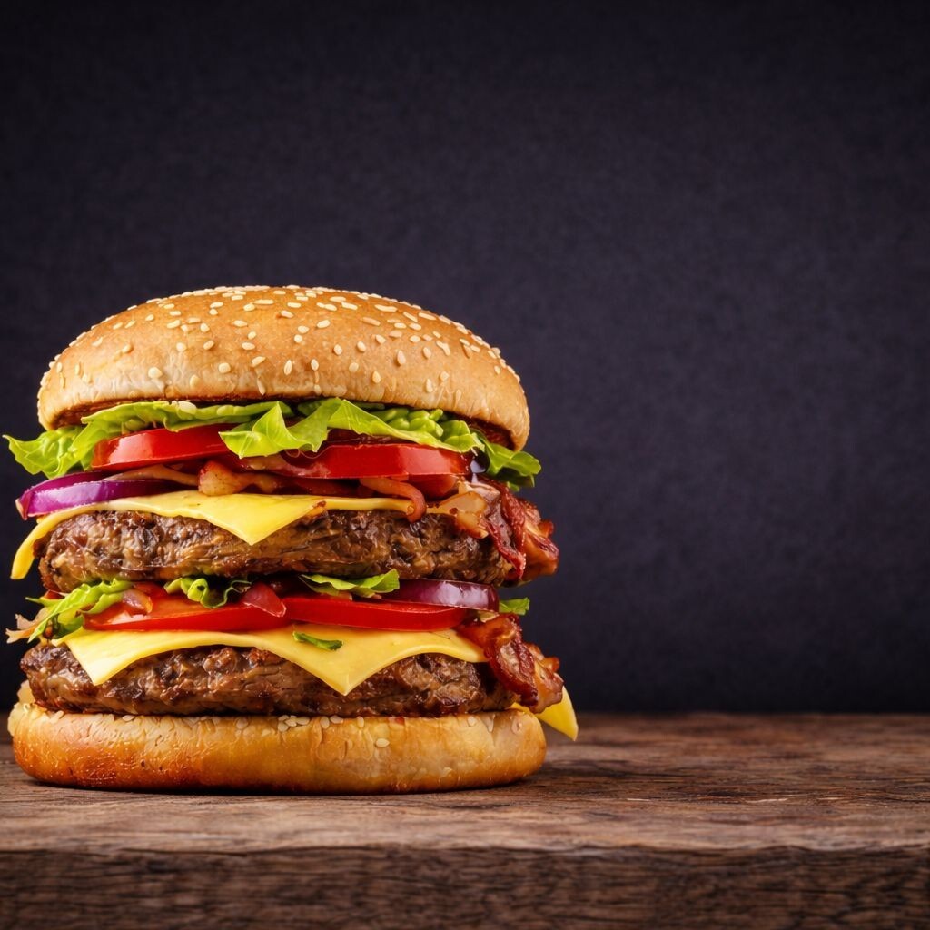 Double Burger Menü