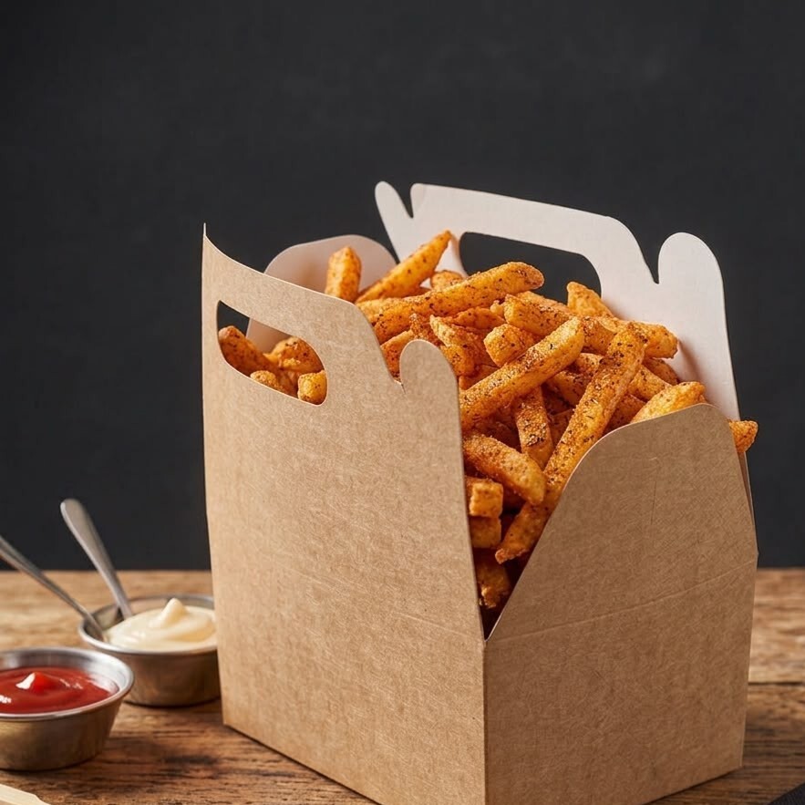 Cajun Baharatlı Patates Kızartması