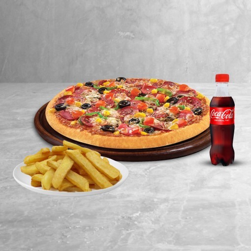 Orta Boy Bol Malzemos + İçecek (33 cl.) + Seçili Lezzetler
