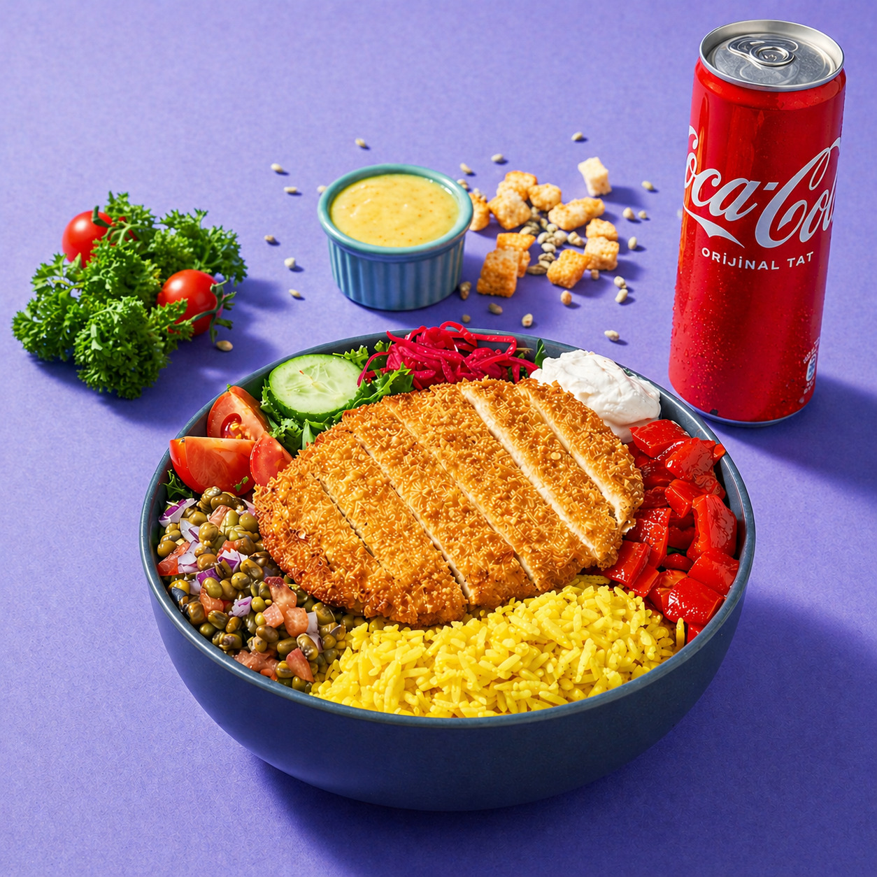 Chicken Katsu Bowl + Seçeceğiniz İçecek