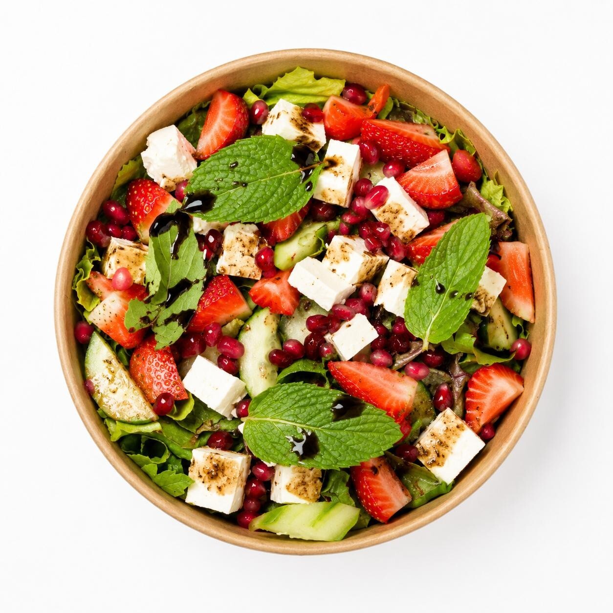 Çilekli & Peynirli Salata