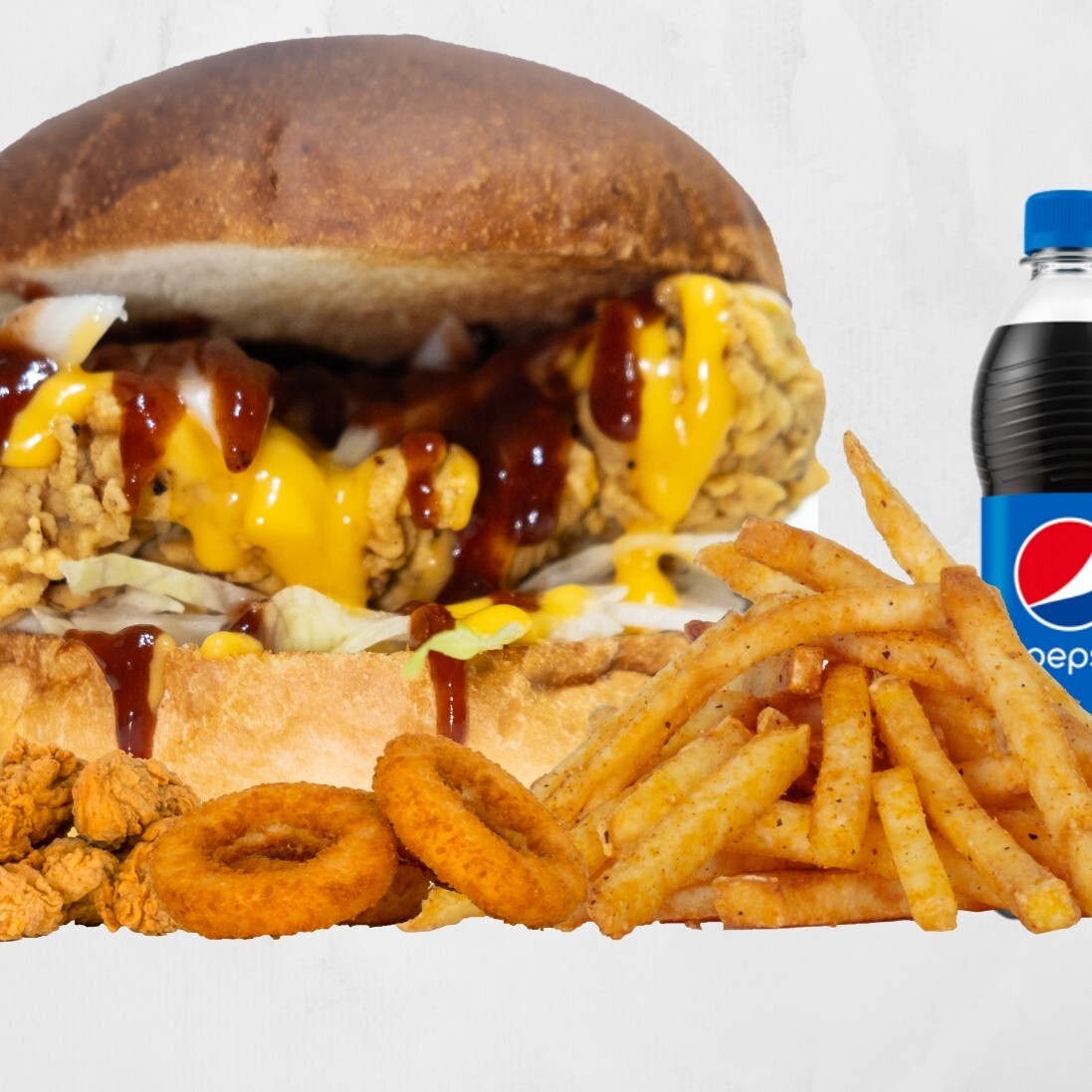 BBQ Burger Menü