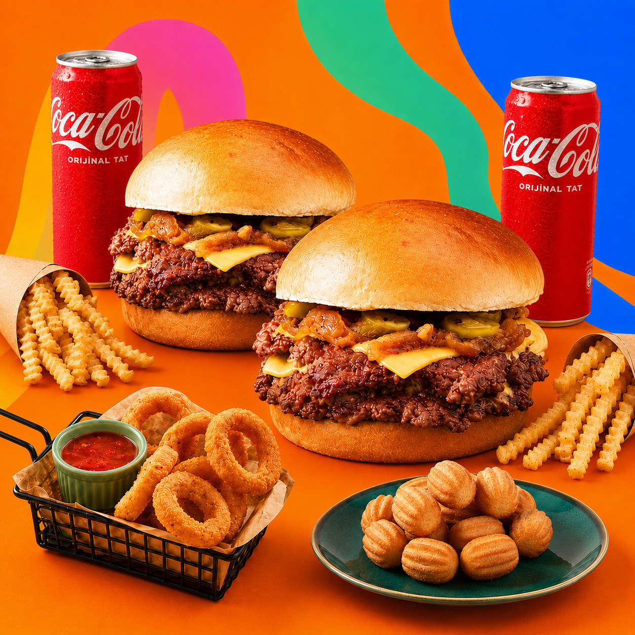 2'li Chipotle Smash Burger Set Menü