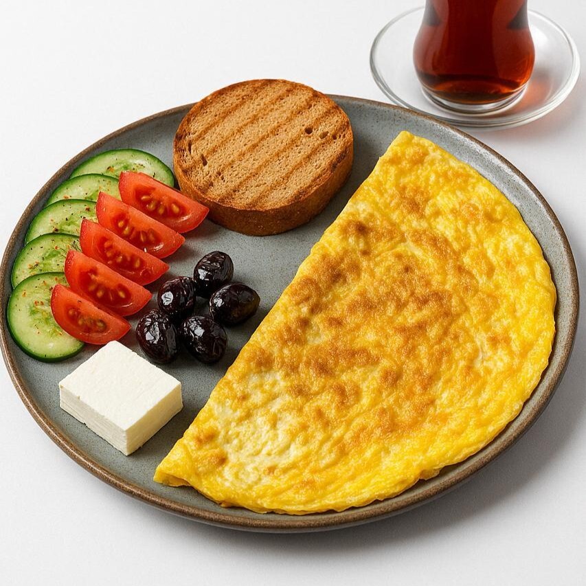 Sade Omlet Tabağı