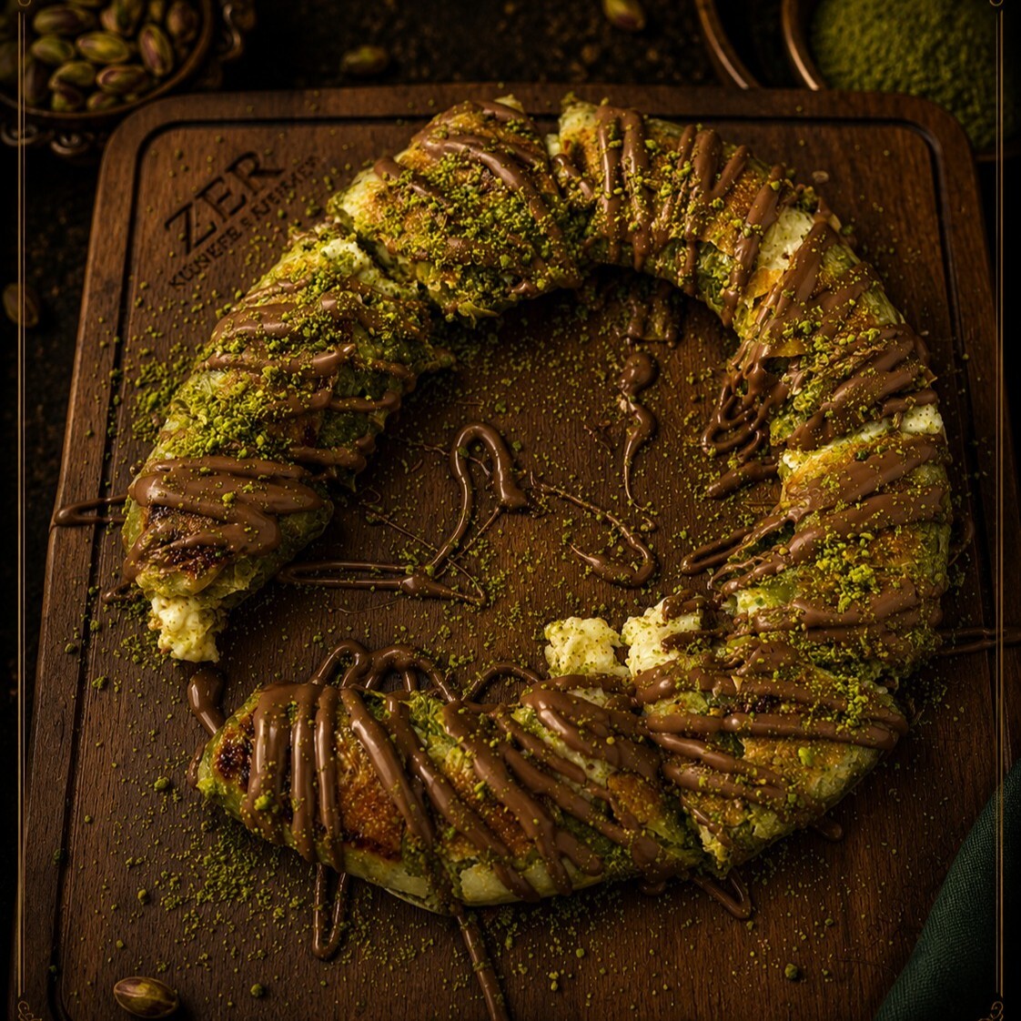 Çikolatalı Simit Katmer