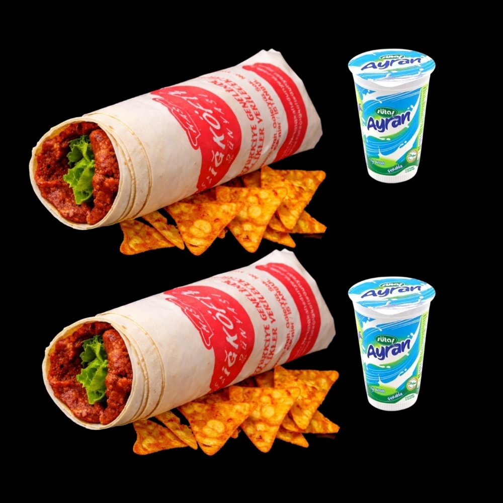 2'li Doritoslu Dürüm 170 gr. + 2 Ayran (175 ml)