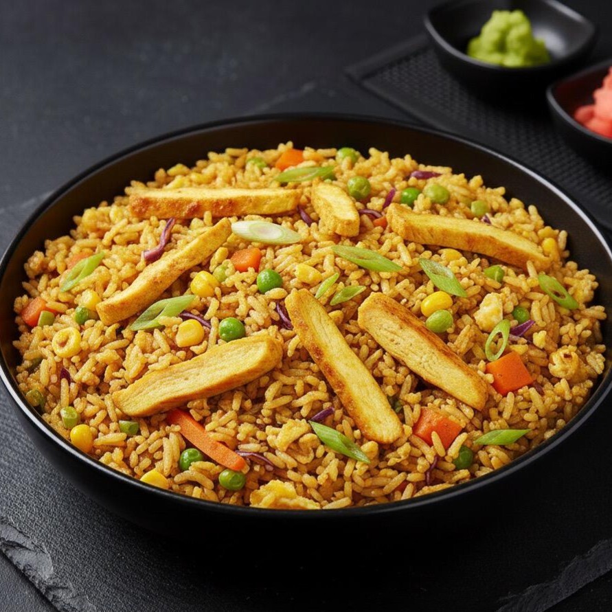 Tavuklu Körili Pilav / Rice with Curry Chicken