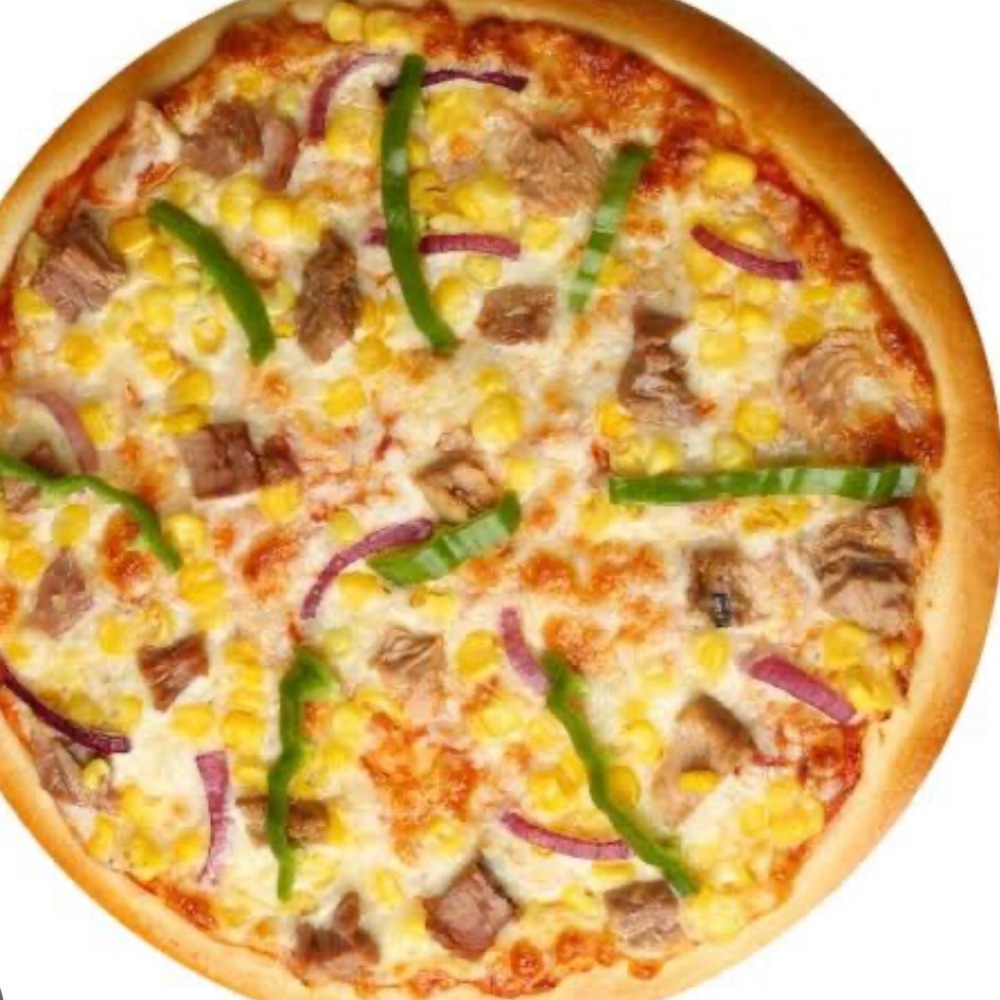 Ton Balıklı Pizza Menü (Büyük Boy) Kızartma + Kola