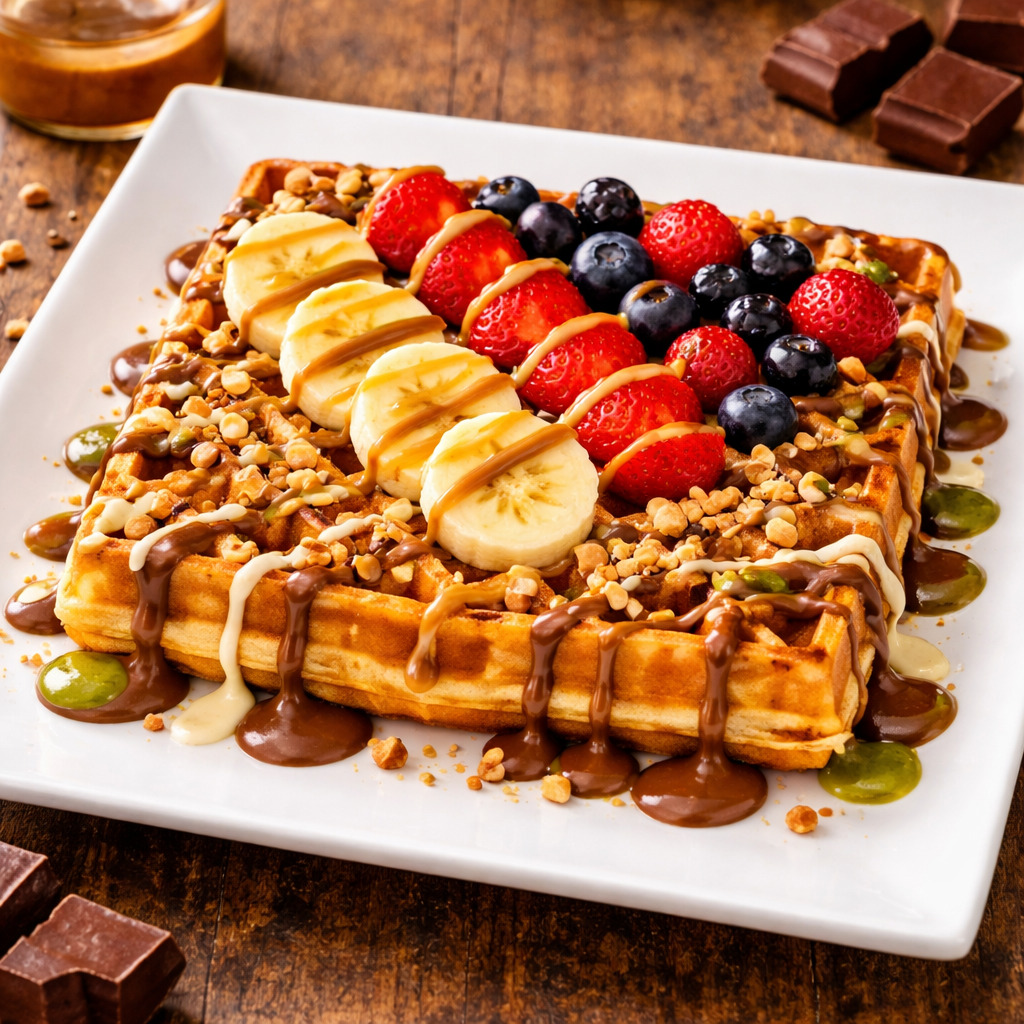 İki kalp Full Waffle Büyük Hamur +Bardak Limonata(250ml)