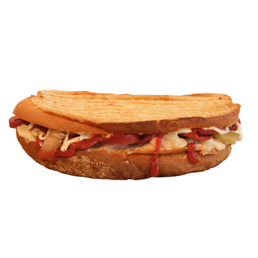 Ayvalık Ekmeğinde Sucuklu Tost