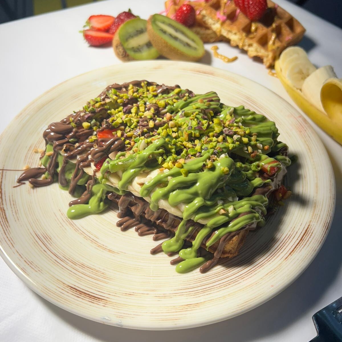 Berlin Yeşil Rüya Waffle