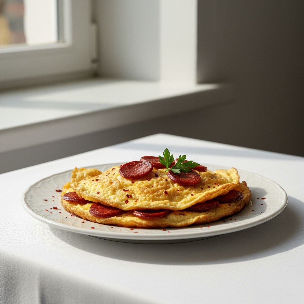 Sucuklu Omlet