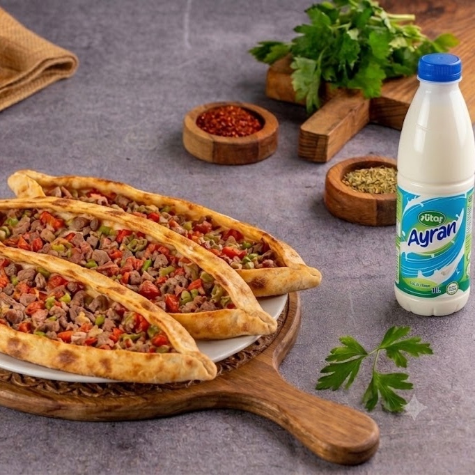 3 Kişilik Kuşbaşılı Pide Kombosu