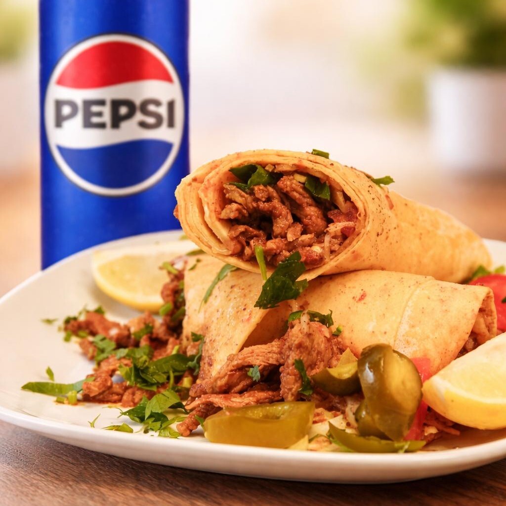 Jumbo Biftek Tantuni + Pepsi (330 ml)