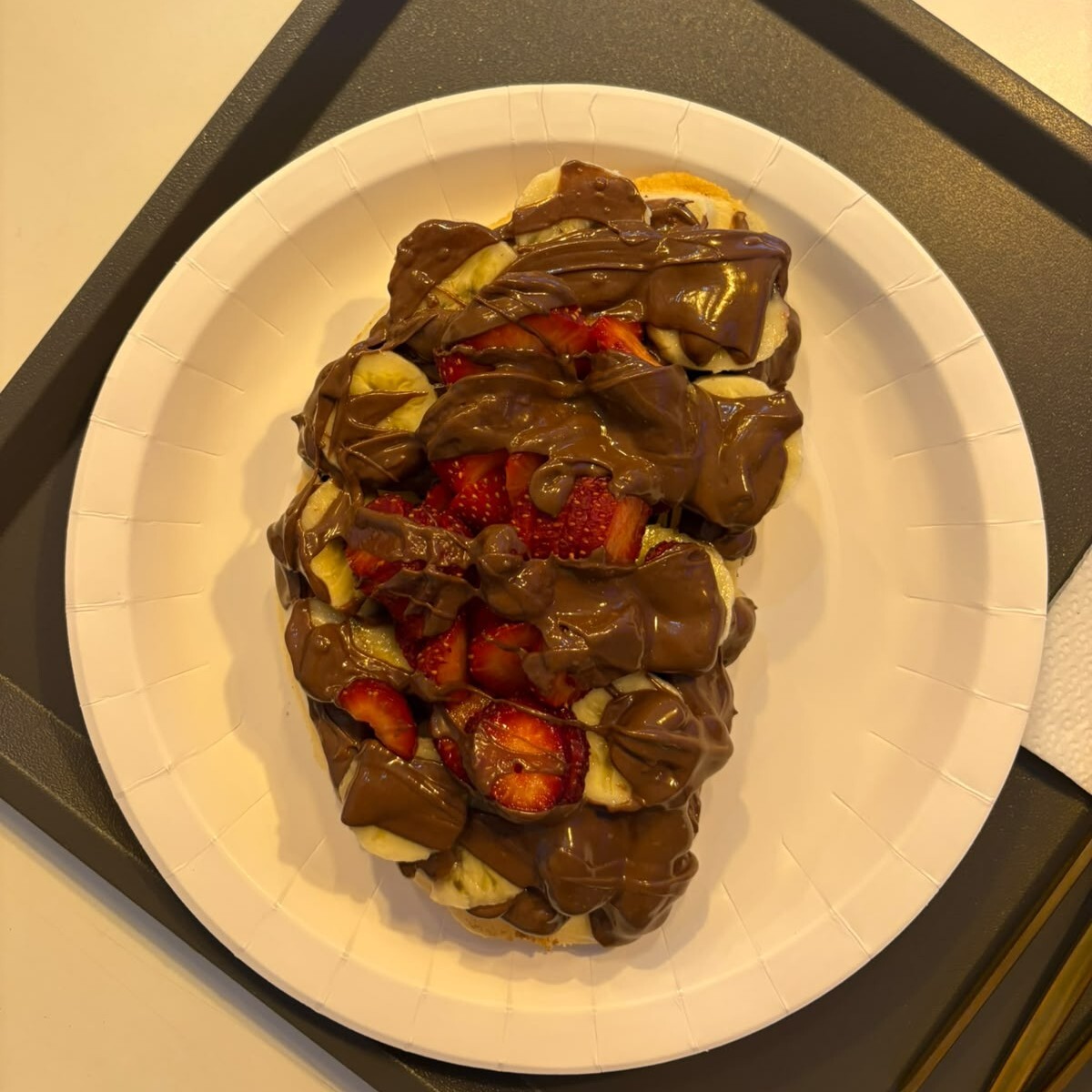 Glutensiz Waffle (1 kişilik) Glutenfree Waffle