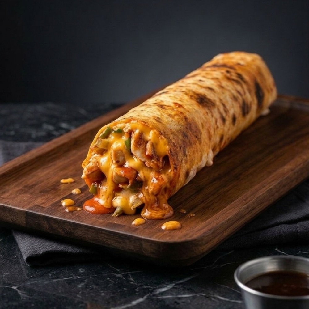 Tavuk Döner Dürüm Cheddarlı ( 150 Gr )