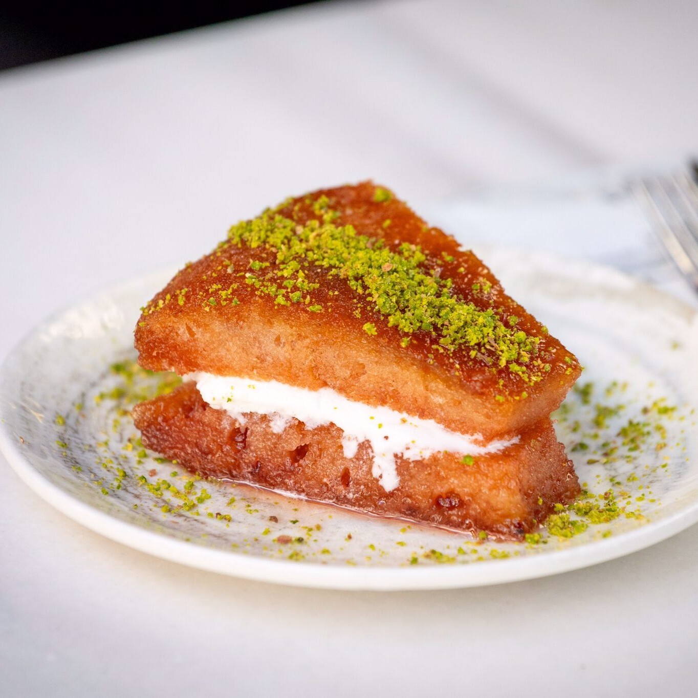 Ekmek Kadayıfı (Kaymaklı)