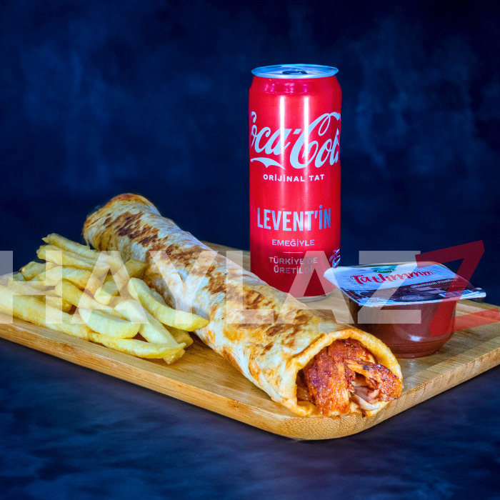 Mega Dürüm & cips & Tatlı & Coca-Cola Menü