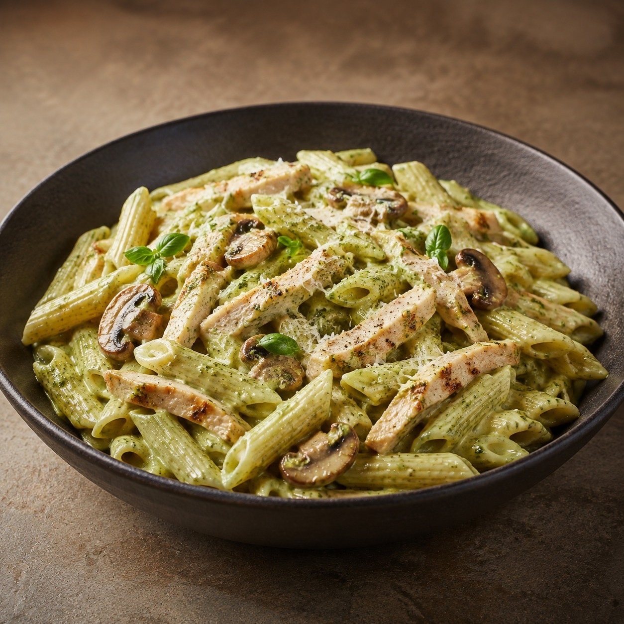 Pesto Soslu Makarna