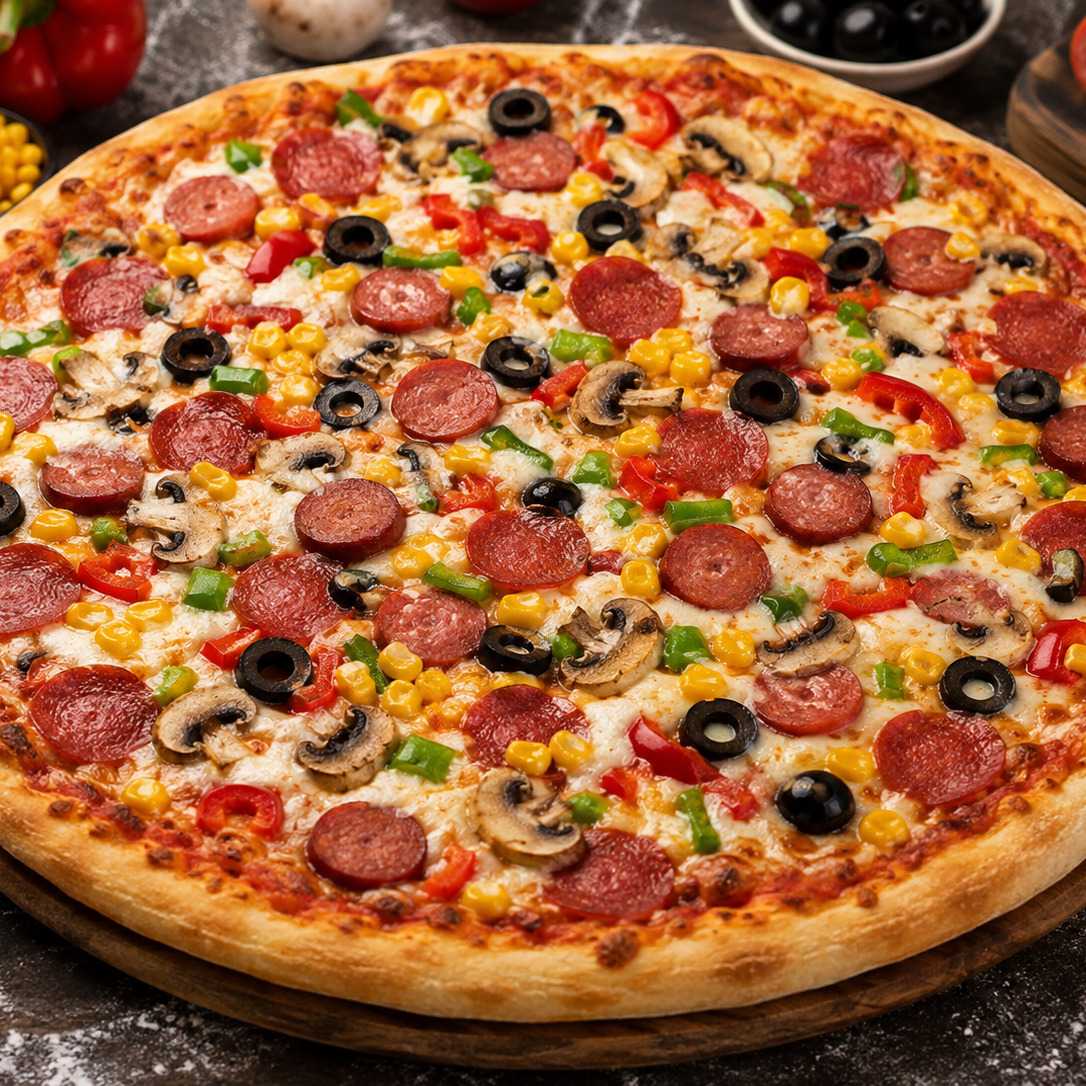Büyük Boy Karışık Pizza