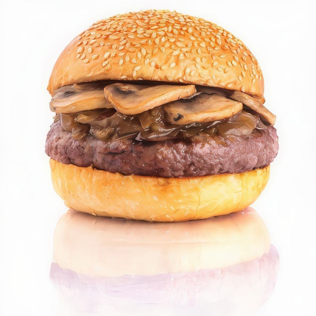 Mantarlı Burger (Double)