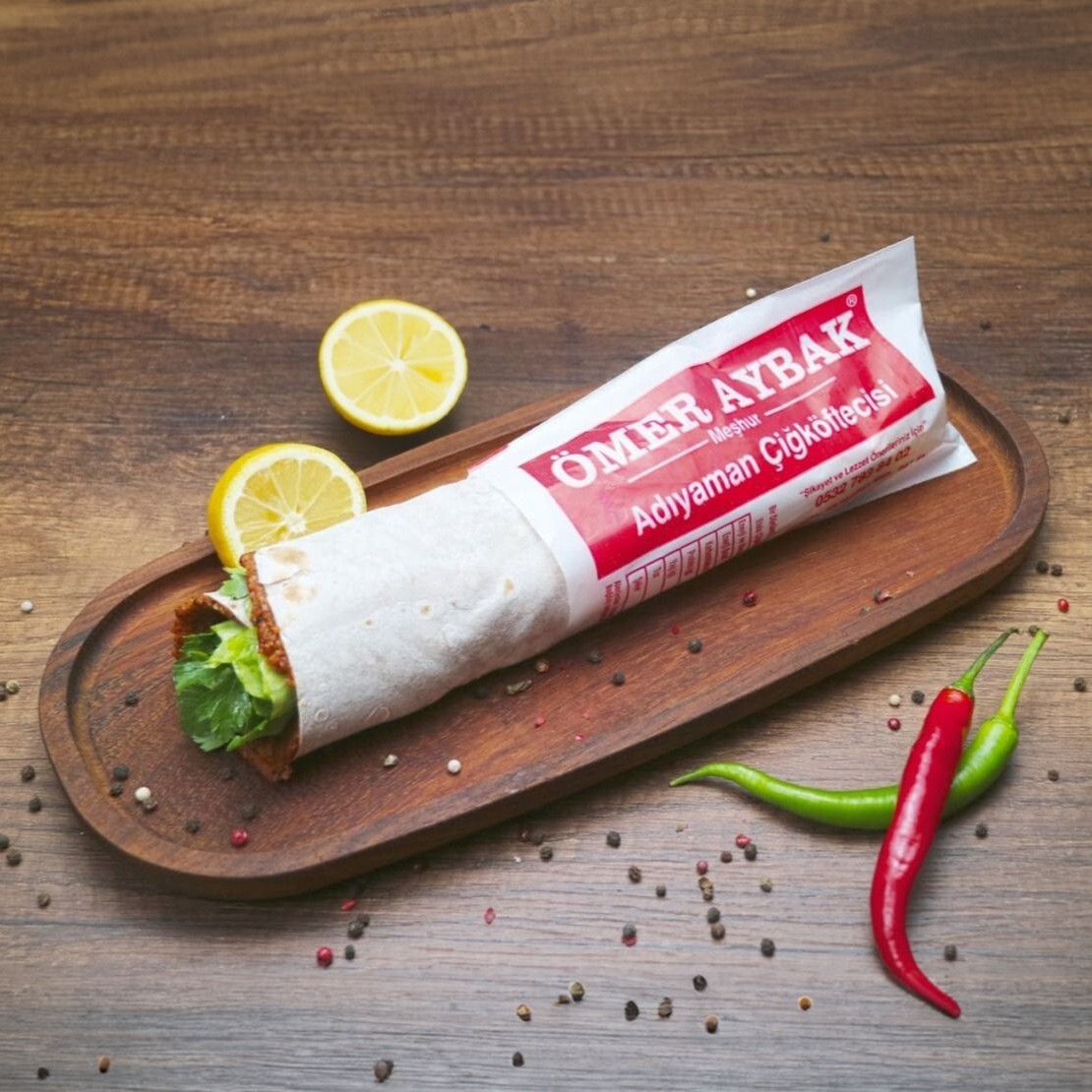 Çiğ Köfte Dürüm (100 gr.)