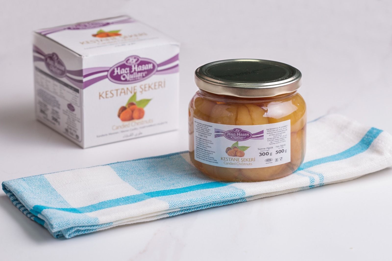 Küçük Kavanoz Kestane Şekeri (470 gr )