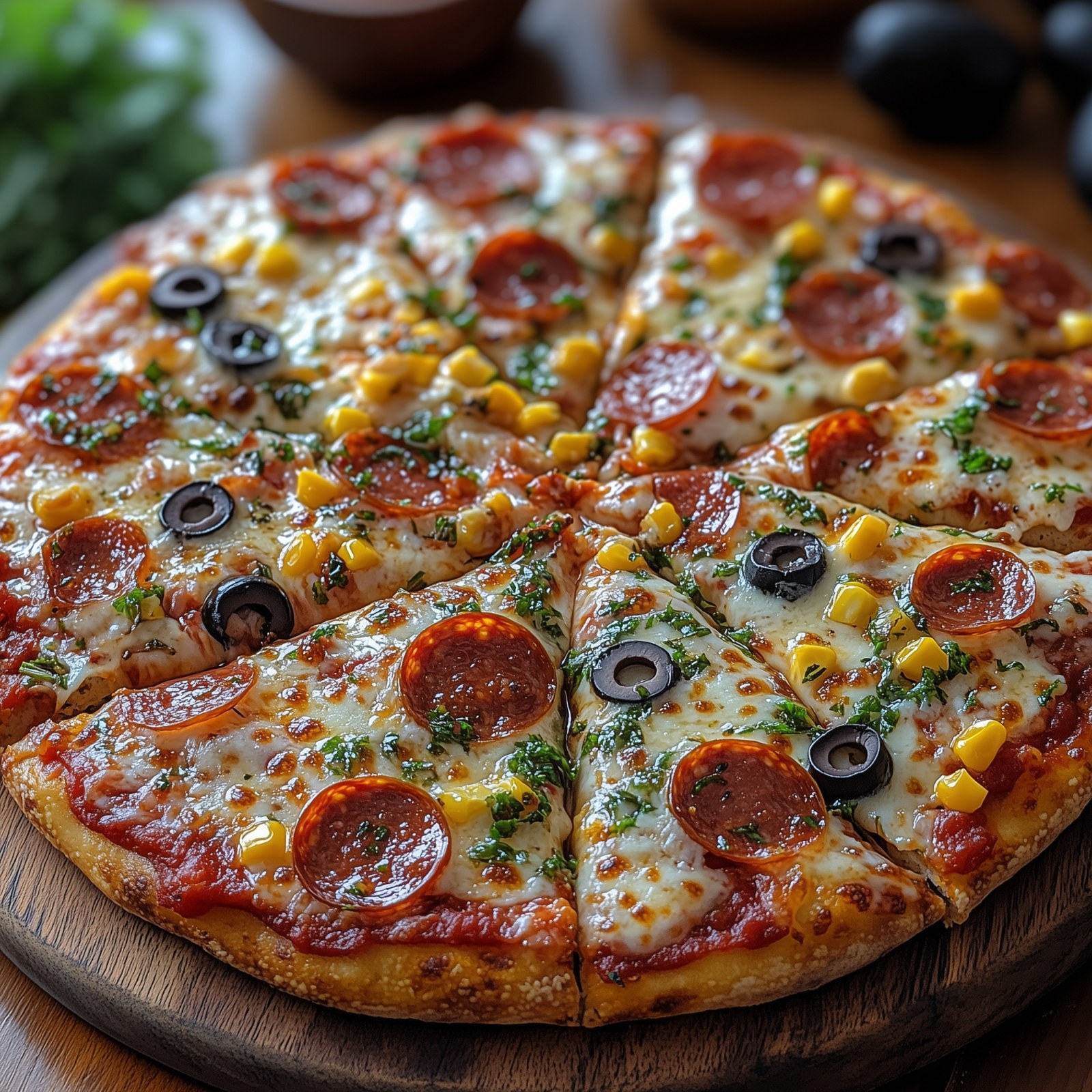 Salamlı Pizza (Küçük)