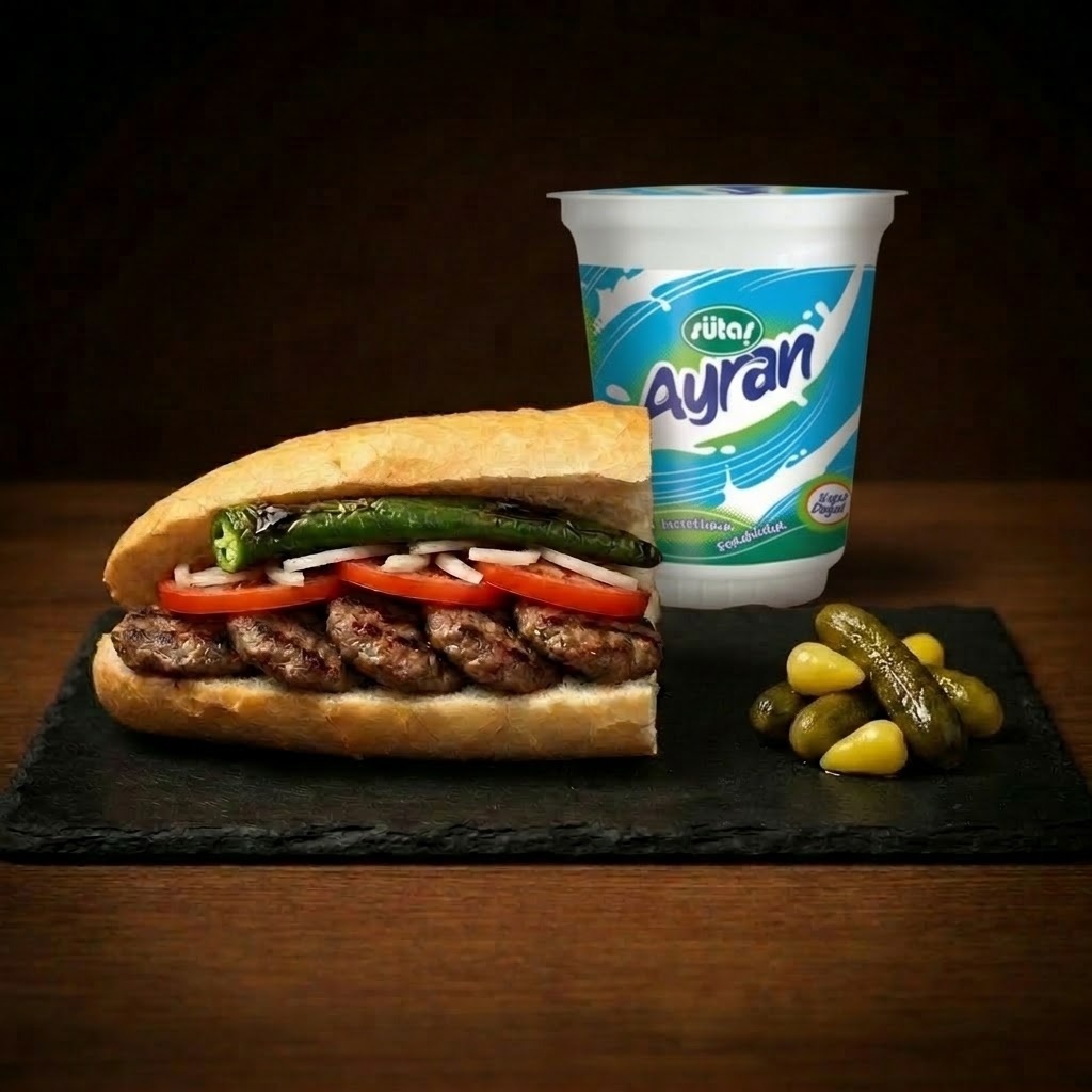 Yarım Köfte Ekmek Menü