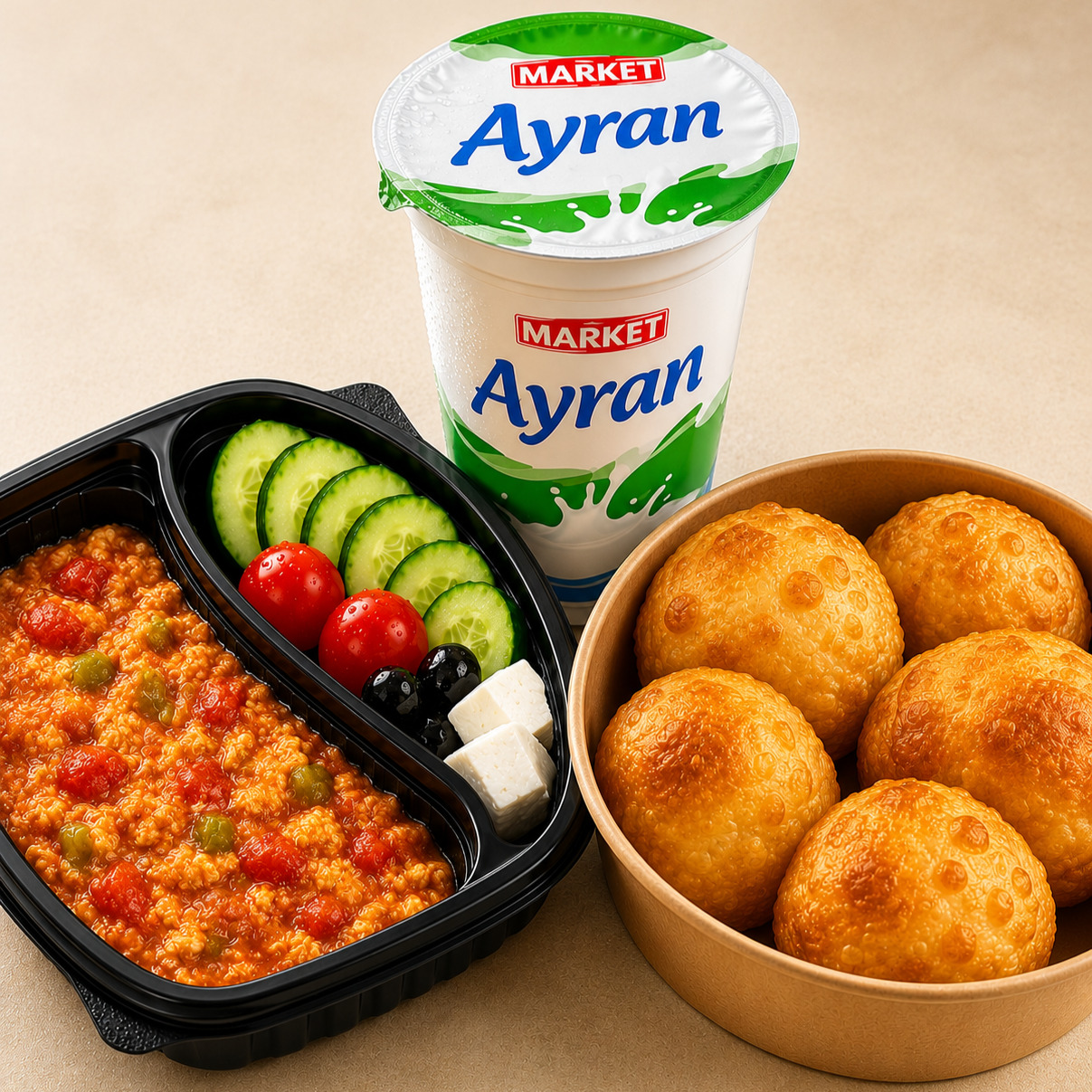 3'lü Menemen Sepeti