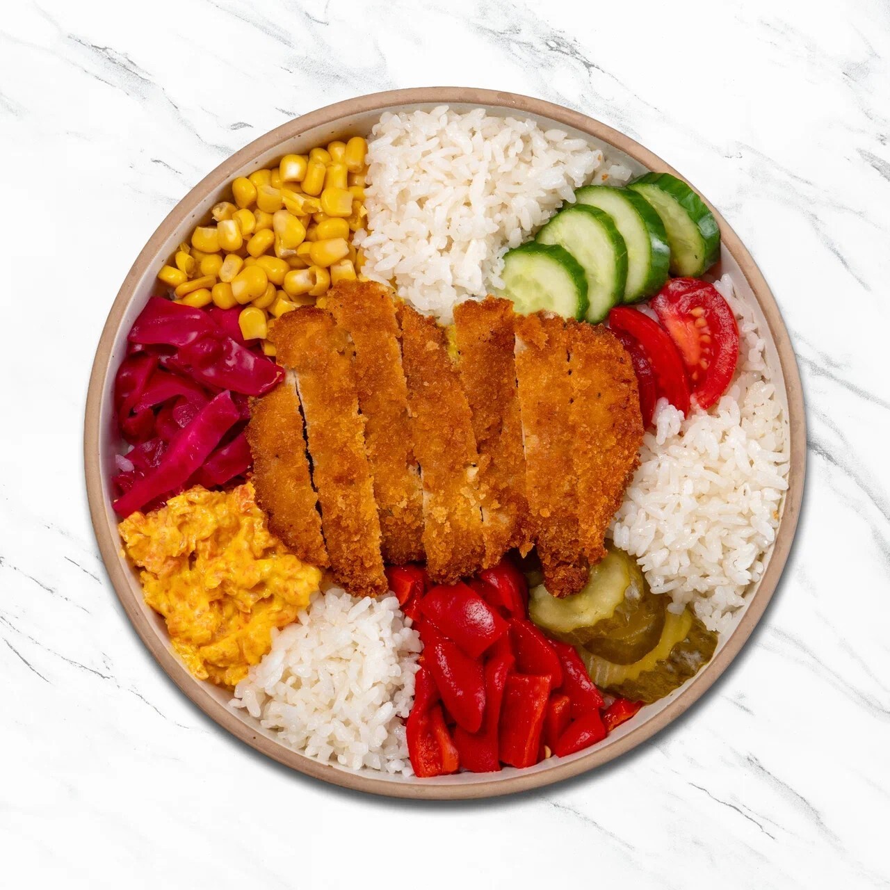 Schnitzel Pilav Kasesi
