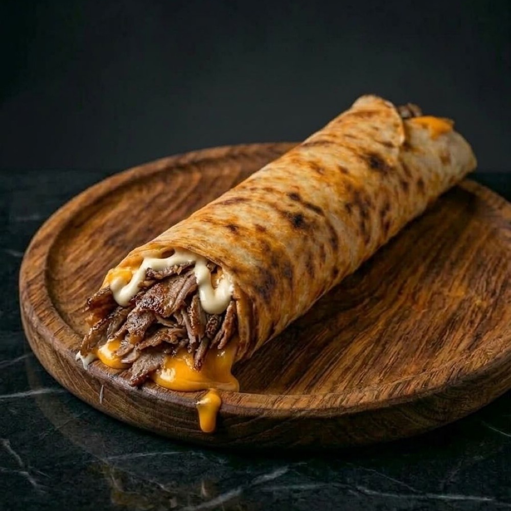 Zurna Et Döner Dürüm Cheddarlı ( 200 Gr )