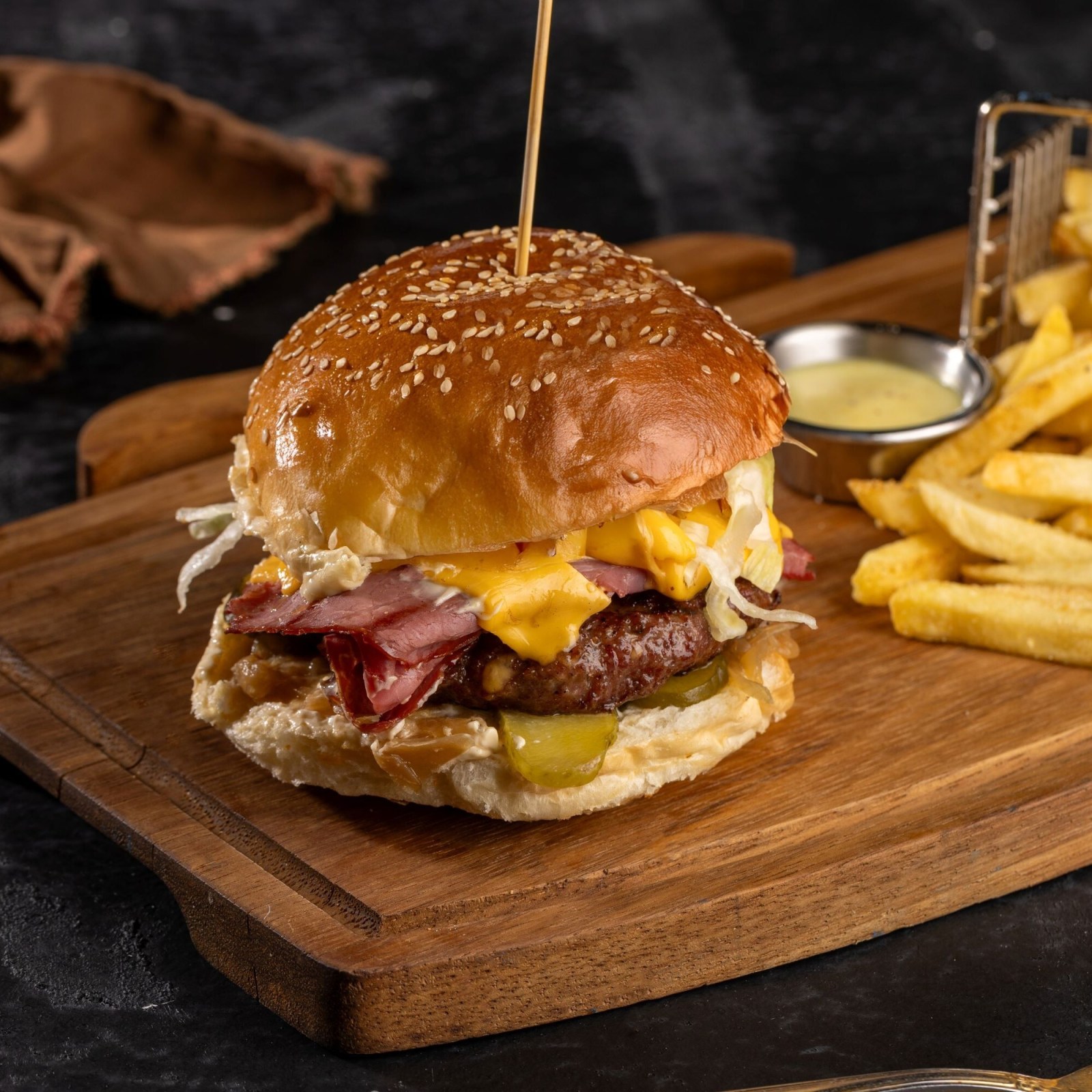 Trüf Mayonezli Et Burger