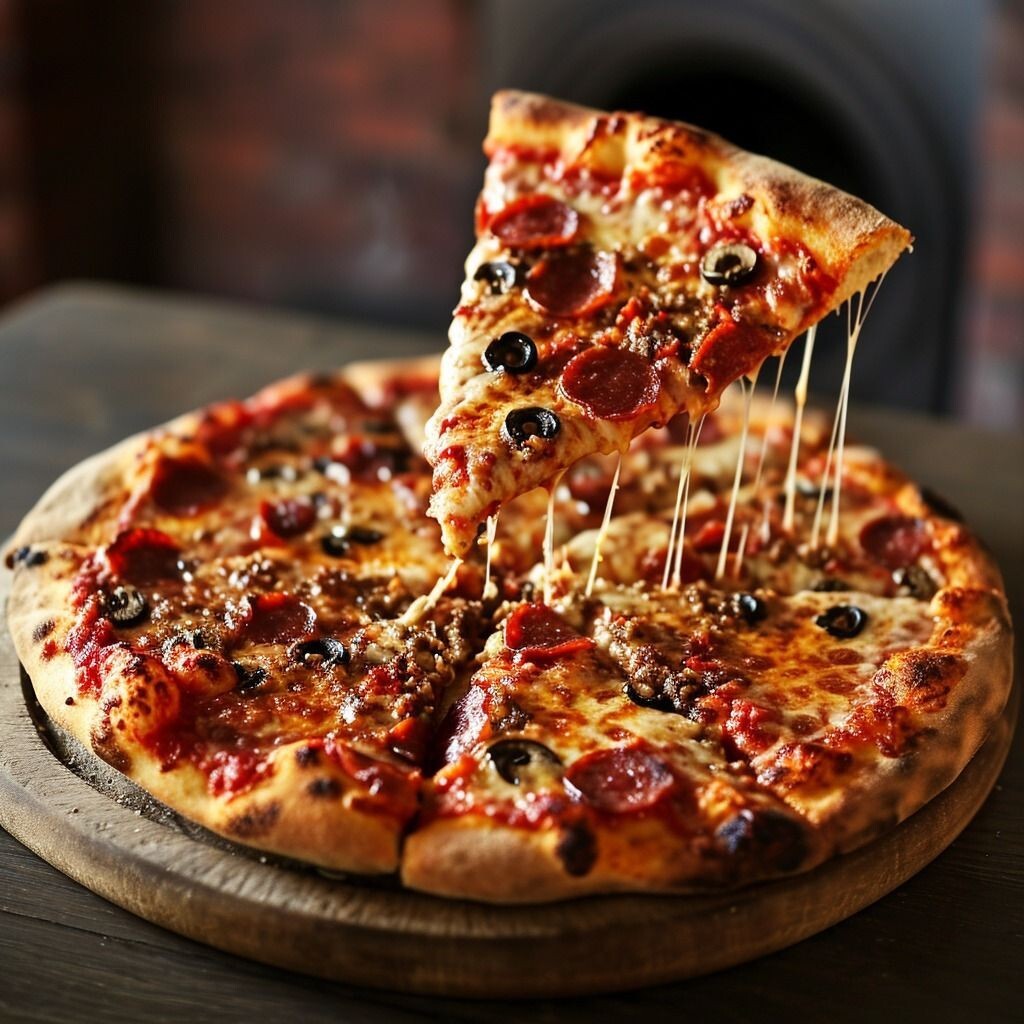 Karışık pizza büyük boy