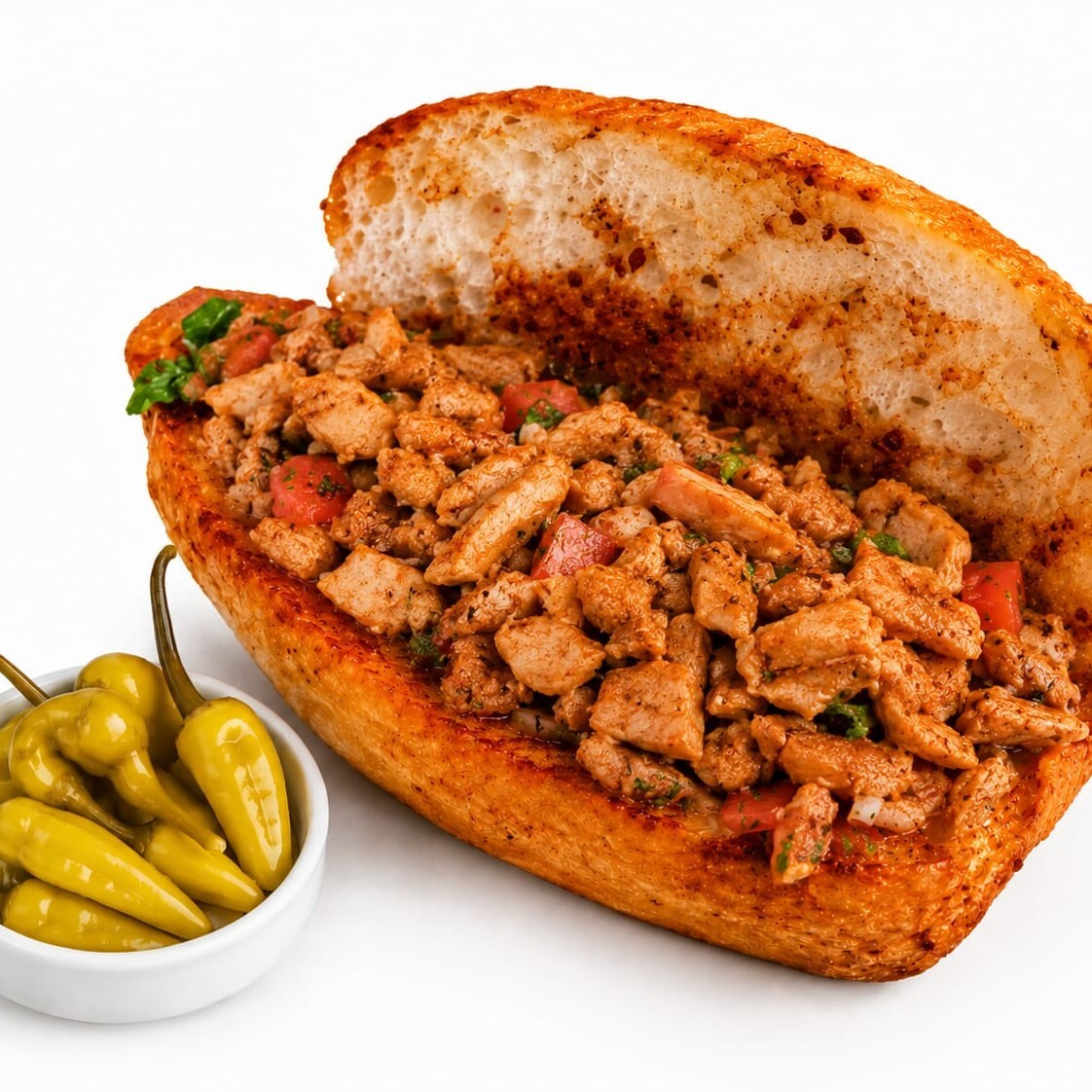 Ekmek Arası Tantuni + Coca Cola (330 ml)
