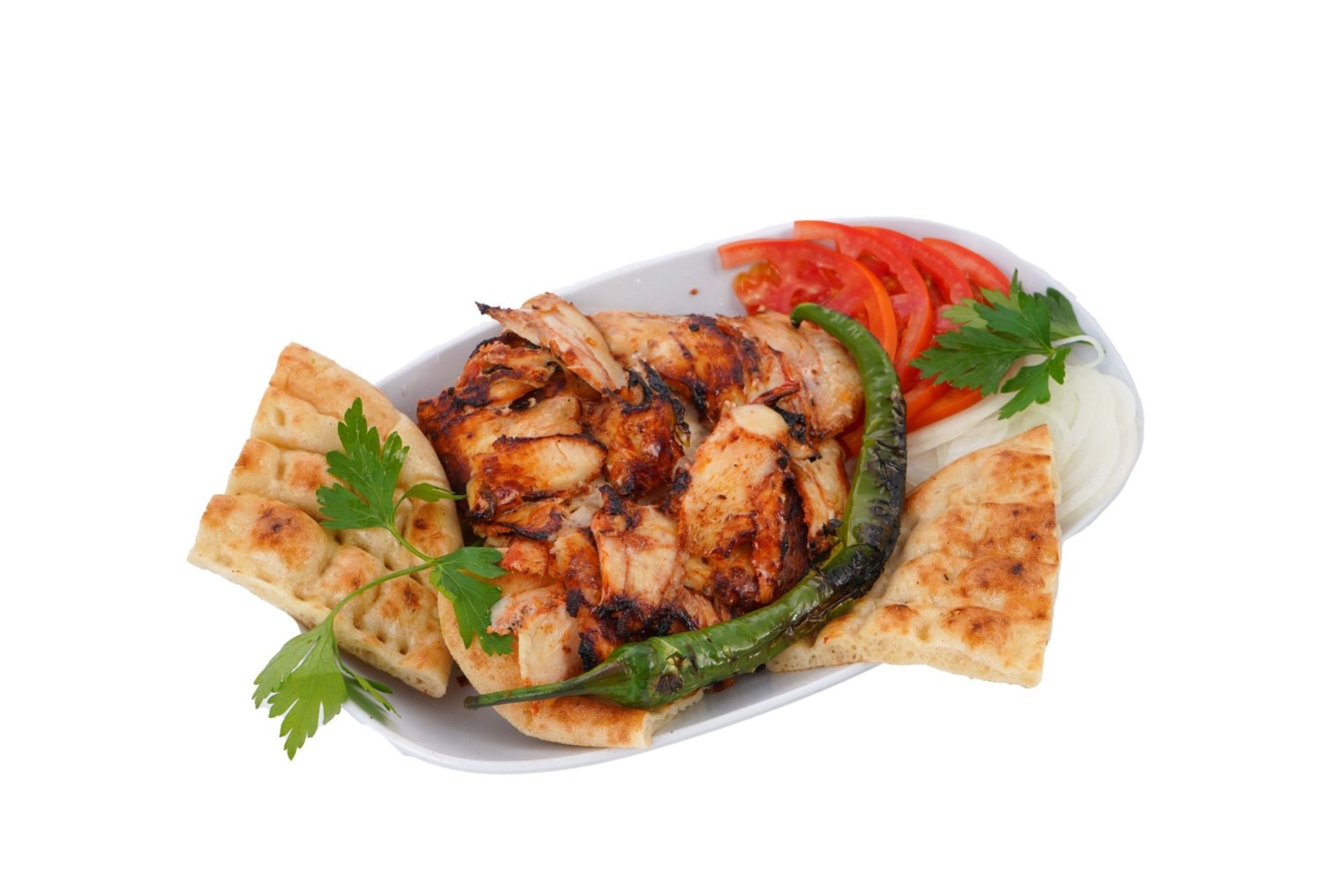 Pideli 1,5 Porsiyon Tavuk Döner (150gr)