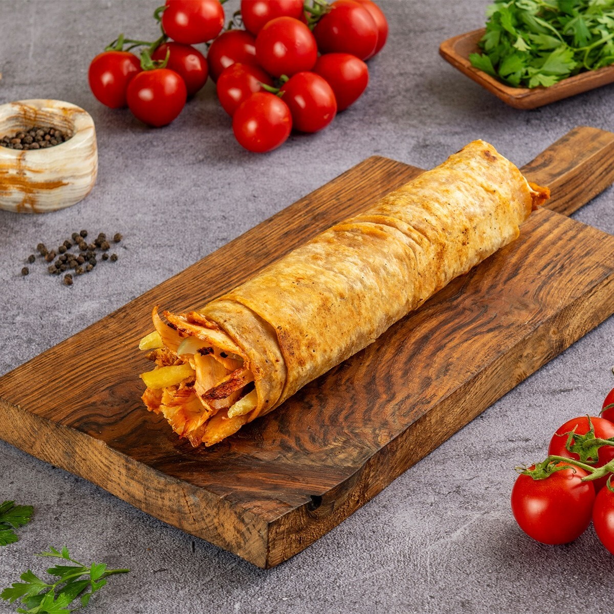 Hatay Usülü Tavuk Döner Dürüm
