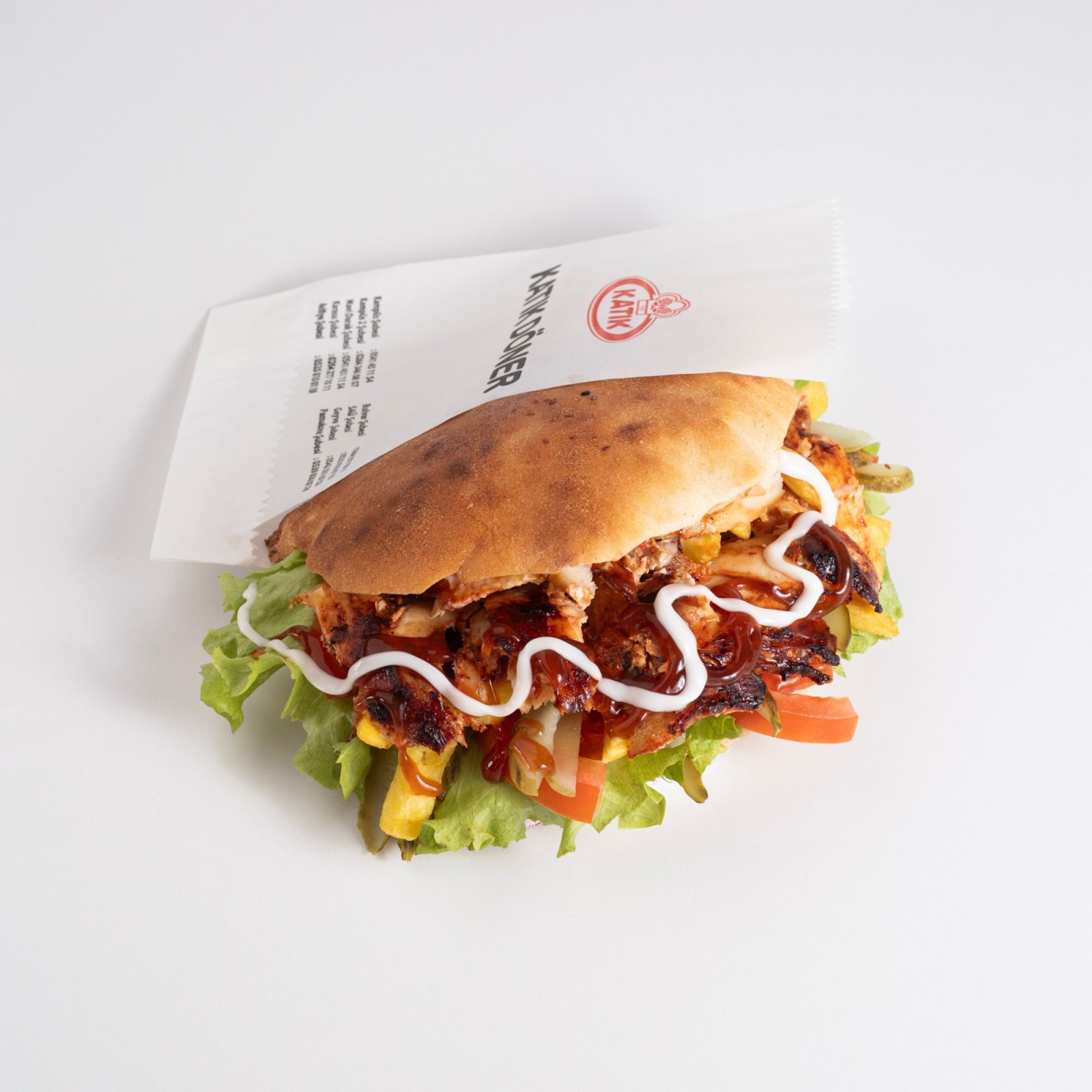 Pide Ekmek Arası Tavuk Döner