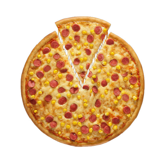 Orta Boy Sosisli Mısırlı Pizza (31 cm.)