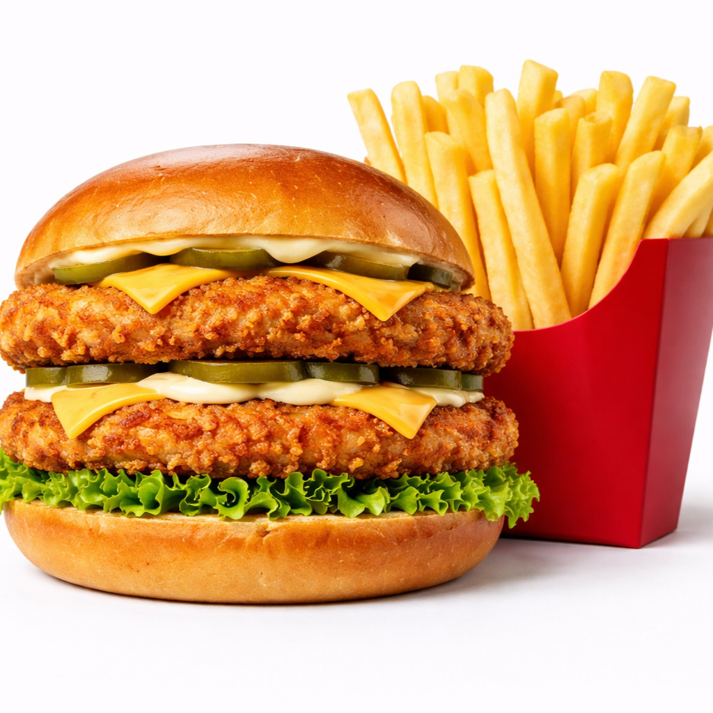 Mr Dubleks Chicken Burger