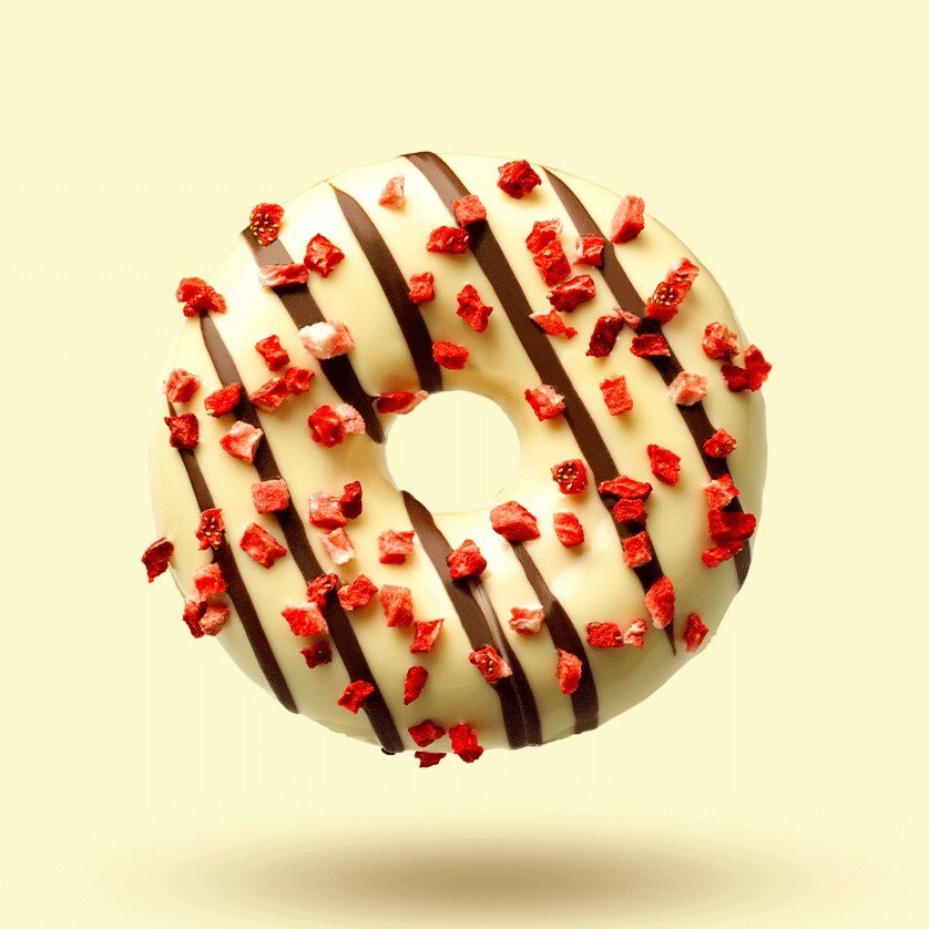Çilekli Donut (Strawberry Jam)