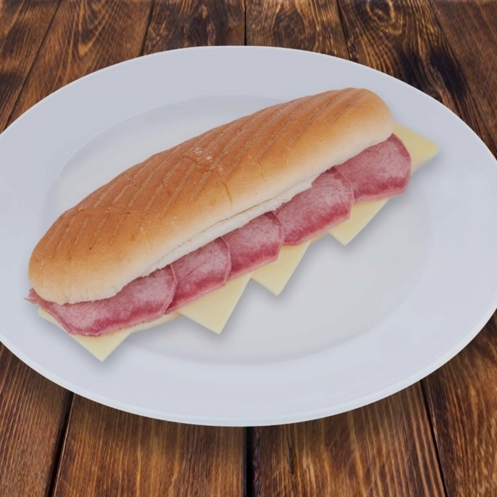 Çift Kaşarlı Salamlı Soğuk Sandviç
