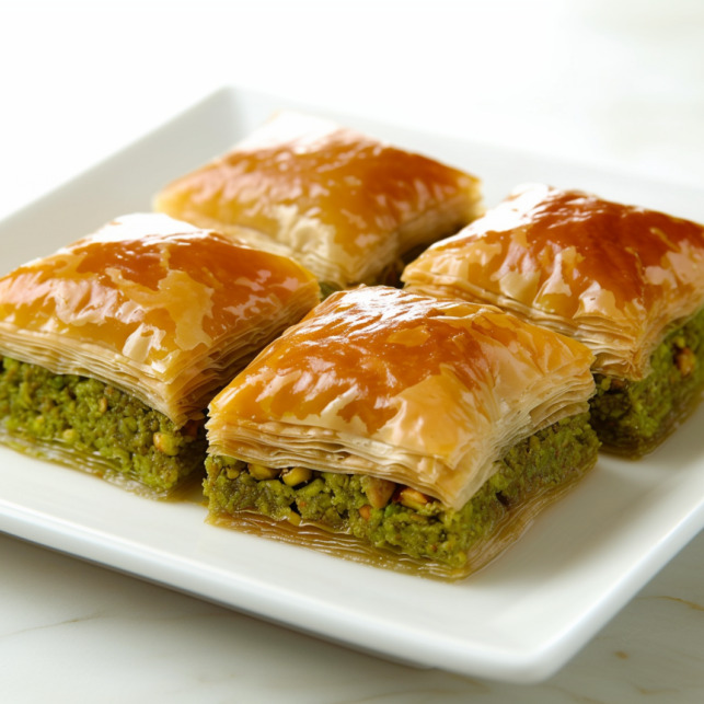 Özel Antep Fıstıklı Baklava (1 kg.)