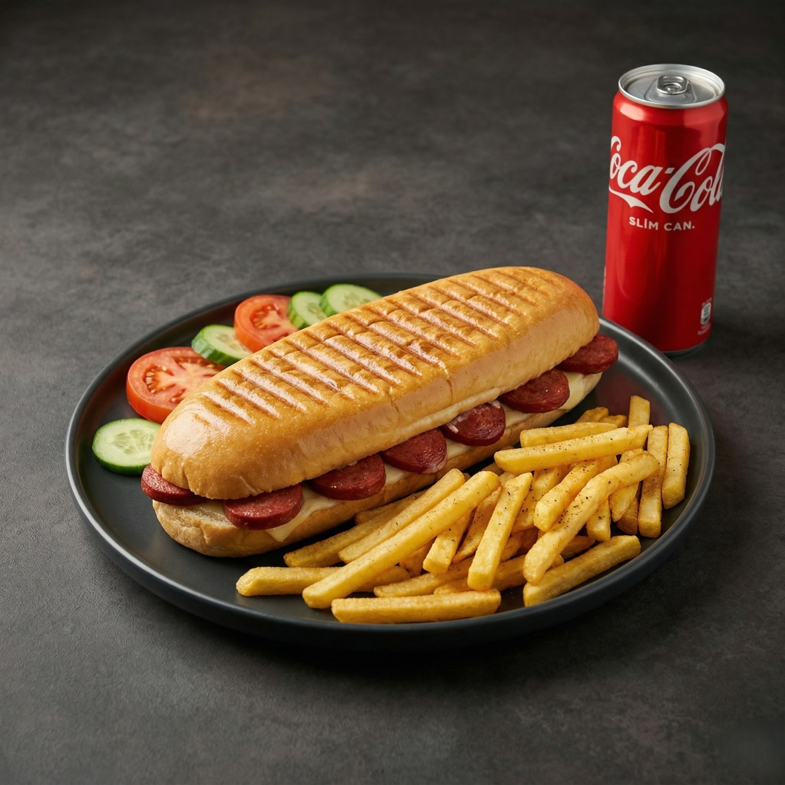 Sucuklu Tost Menü / Turkish Sausage Toast Menu