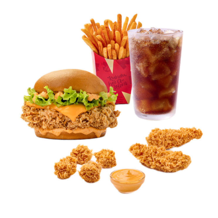 Jr Chicken Burger Box