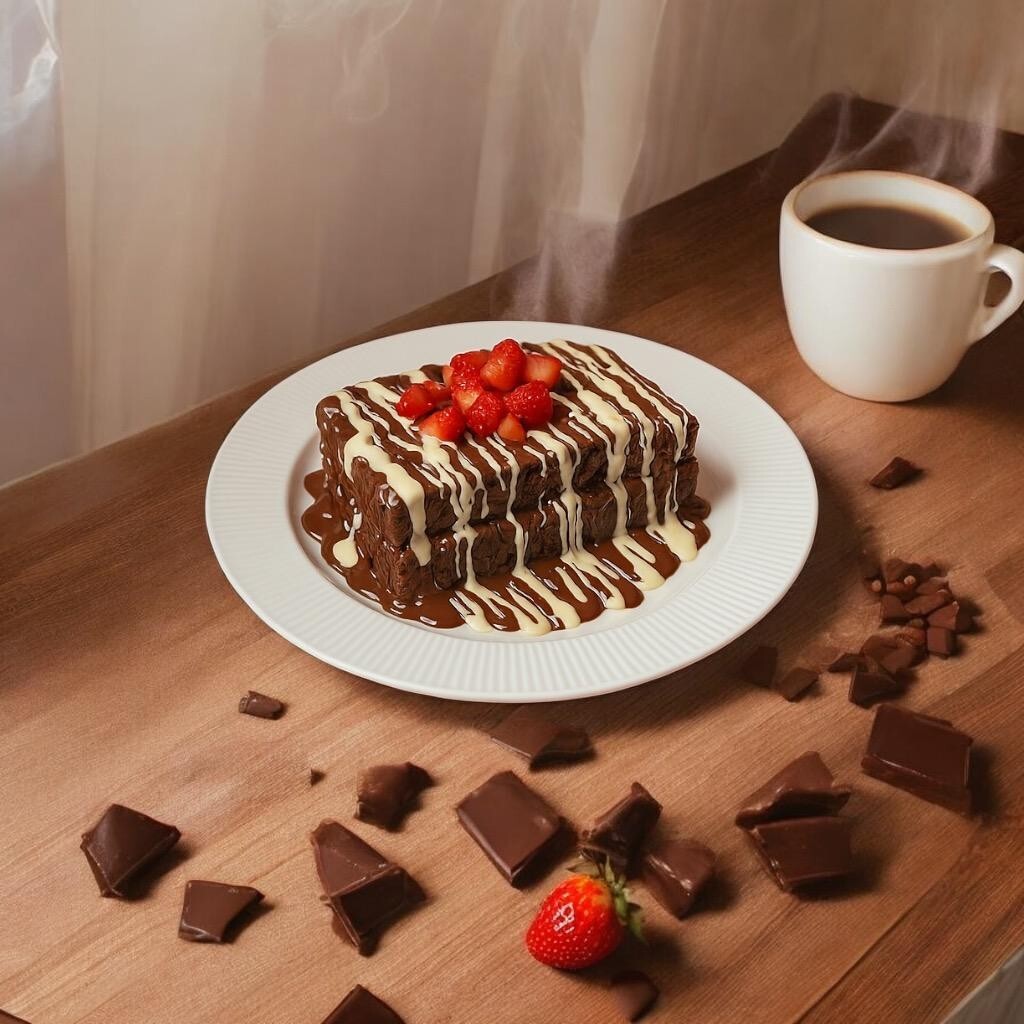 Kahveli Klasik Belçika Waffle Menü