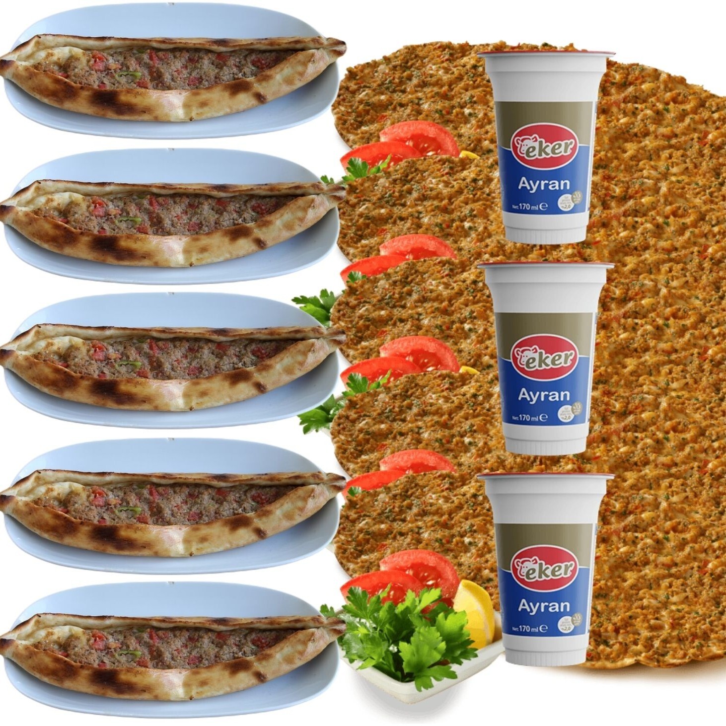 5'li Kıymalı Cantık & 5'li Lahmacun Menü