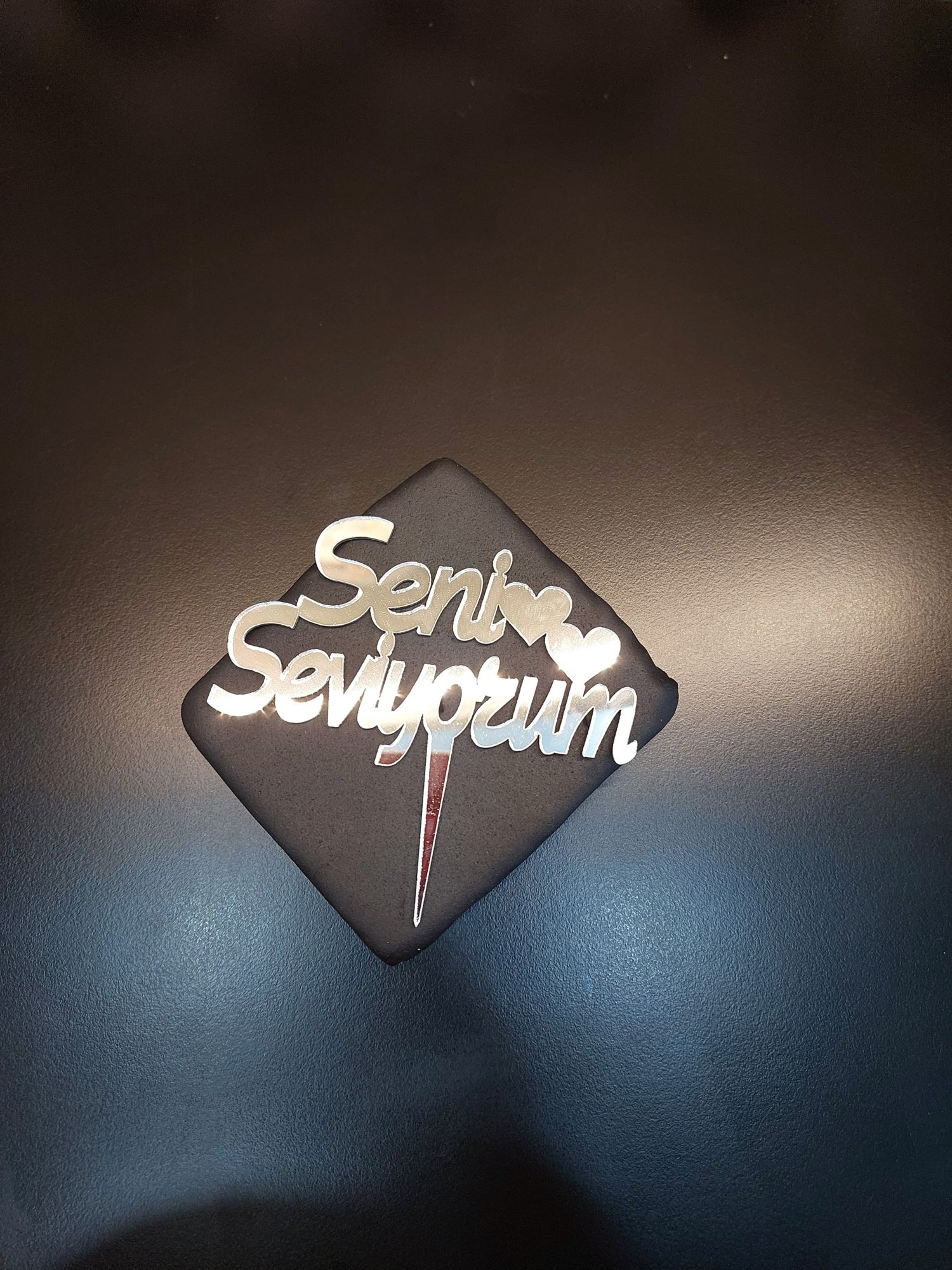 Seni Seviyorum Gümüş Pleksi